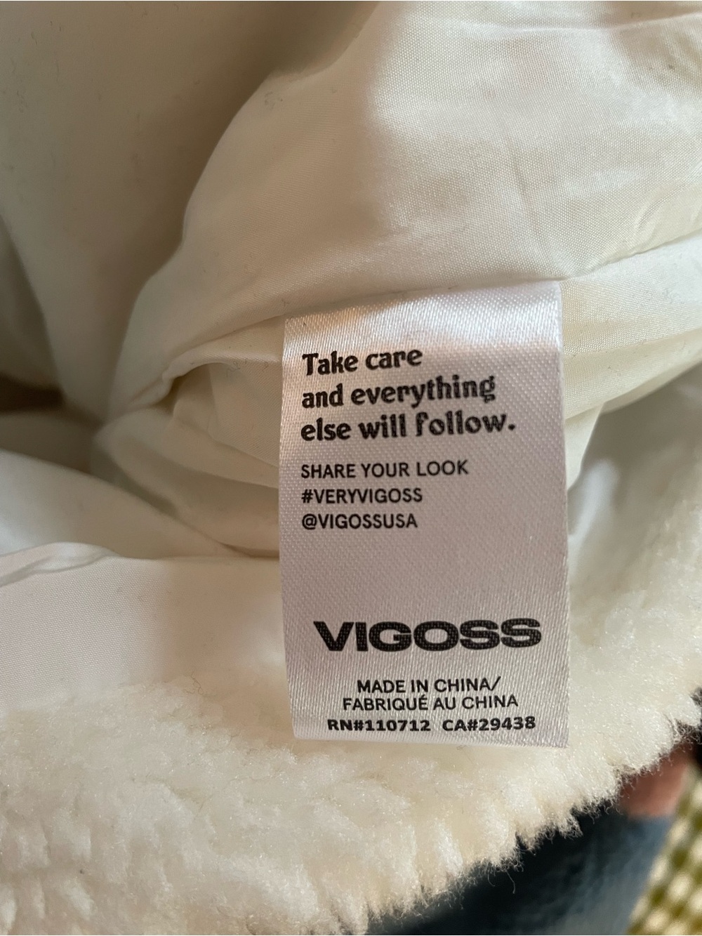 VIGOSS Cozy Colorblock Sherpa Jacket - Cream, Pink, Blue, Green - Size XL - Picture 8 of 9